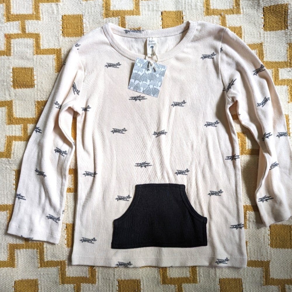 Kate Quinn Airplane Long Sleeve Tee